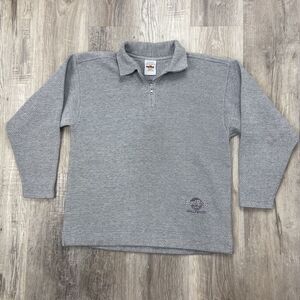 Hard‎ Rock Cafe Hollywood Quarter Zip 1/4 Gray Men's Medium Small Pulls